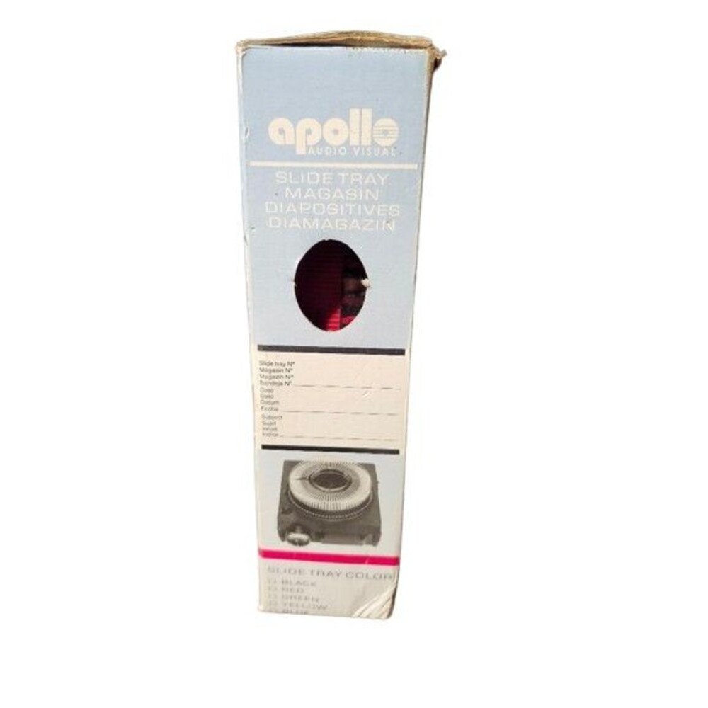T2 Apollo Audio Visual Universal Color Coded Slide Tray w/Box Holds 80 Slides - Picture 5 of 7